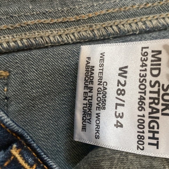 Silver Jeans Women's Straight Leg Jeans - Dark Blue - Picture 6 of 9